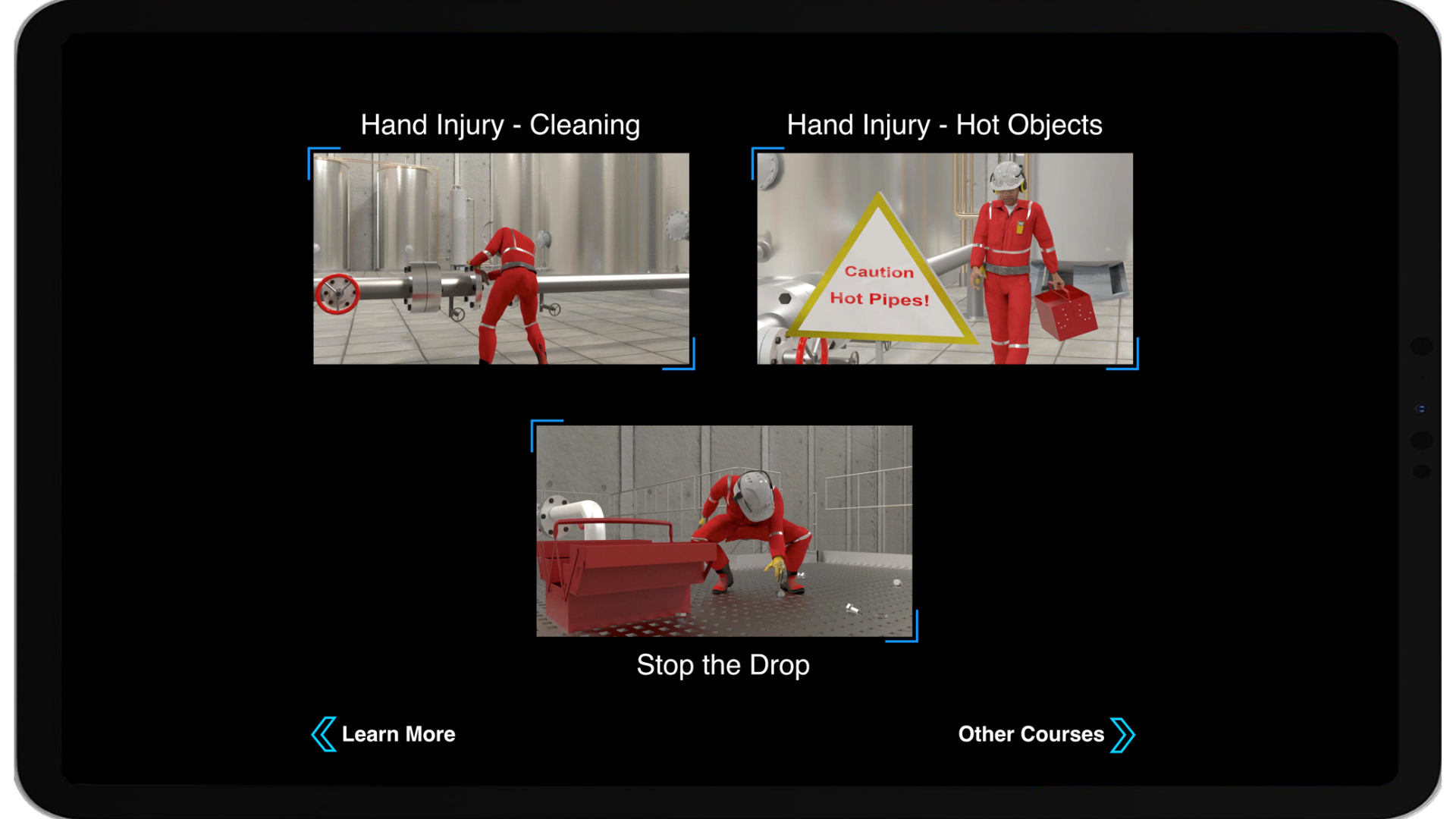 HSE E-Learning Screenshot 1